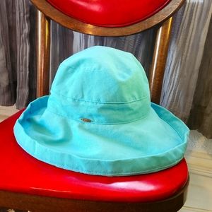 scala blue sun hat
